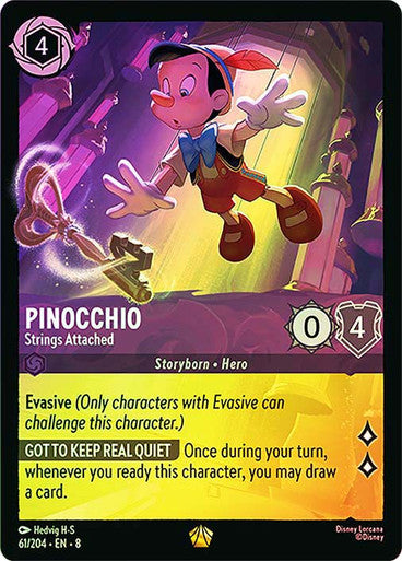 Reign Of Jafar - 061/204 - Pinocchio - Strings Attached - Foil