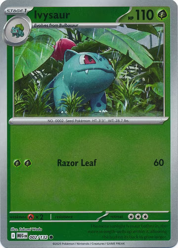 Mega Evolution - 002/132 - Ivysaur - Reverse Holo