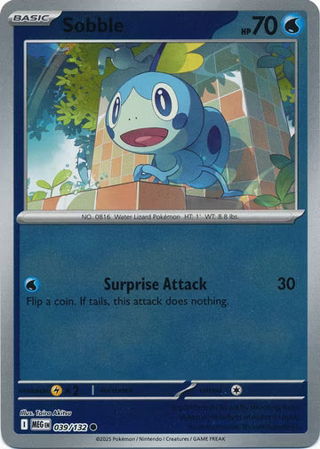 Mega Evolution - 039/132 - Sobble - Reverse Holo