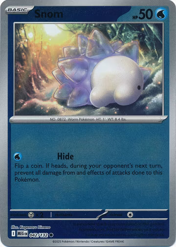 Mega Evolution - 042/132 - Snom - Reverse Holo