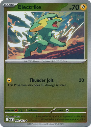 Mega Evolution - 049/132 - Electrike - Reverse Holo