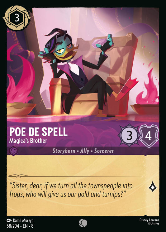 Reign Of Jafar - 058/204 - Poe De Spell - Magica's Brother