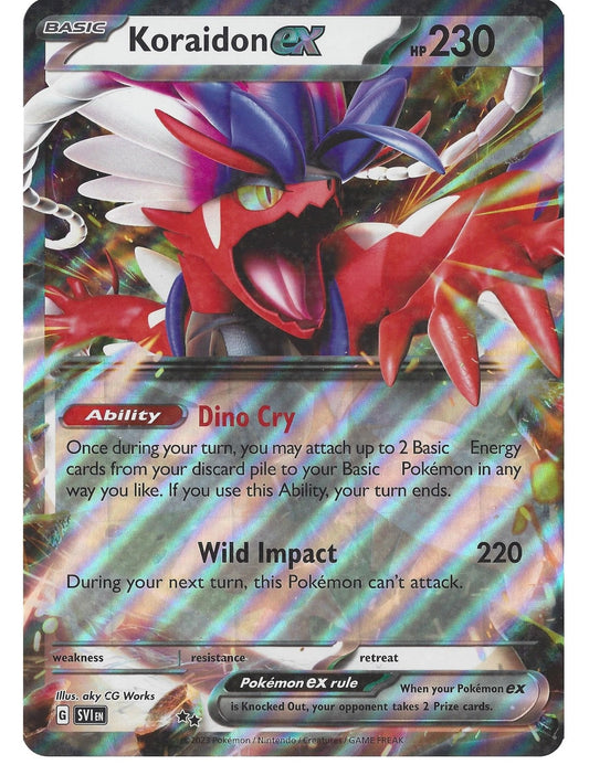 SVI125 - Koraidon ex - Oversized Card