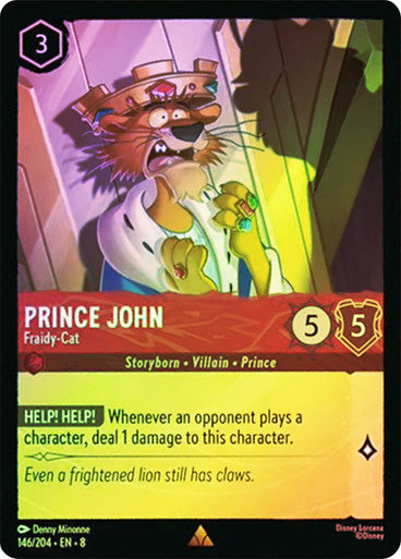 Reign Of Jafar - 146/204 - Prince John - Fraidy‐Cat - Foil