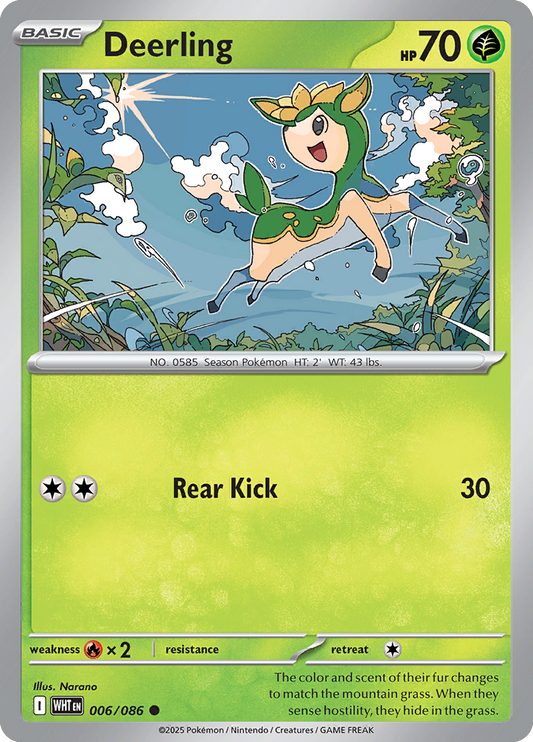 White Flare - 006/086 - Deerling
