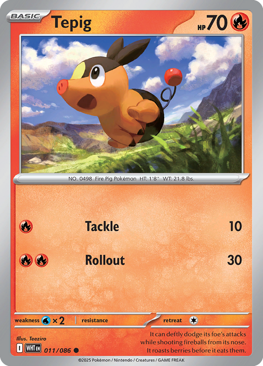 White Flare - 011/086 - Tepig