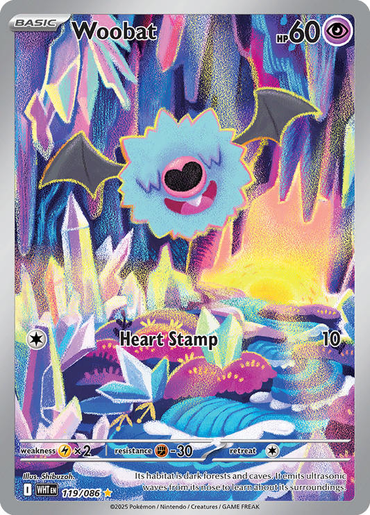 White Flare - 119/086 - Woobat