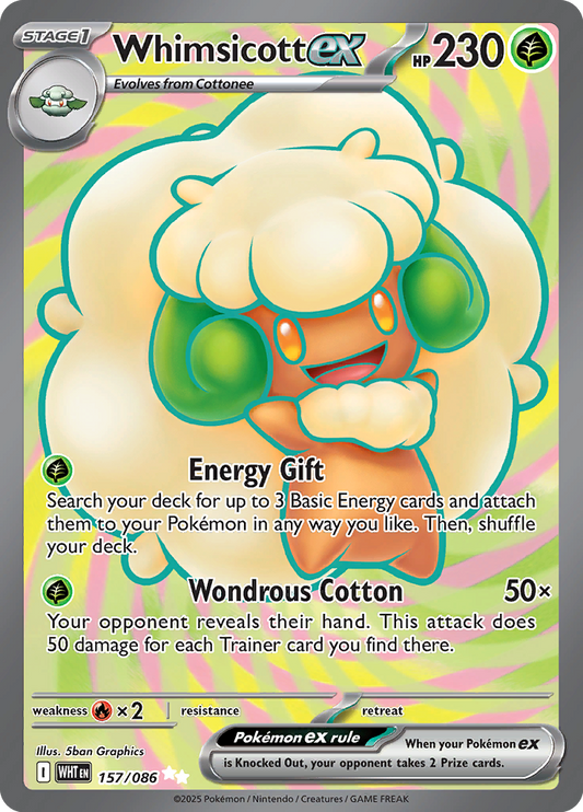 White Flare - 157/086 - Whimsicott ex