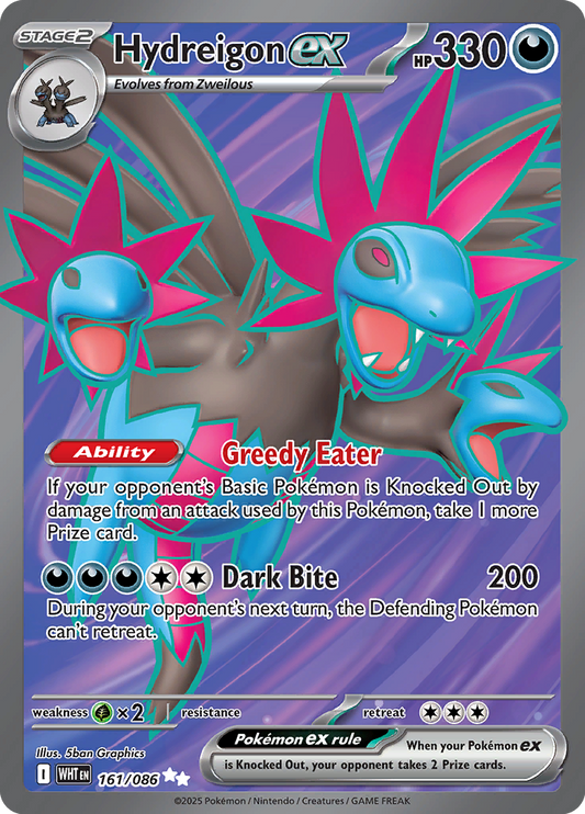 White Flare - 161/086 - Hydreigon ex