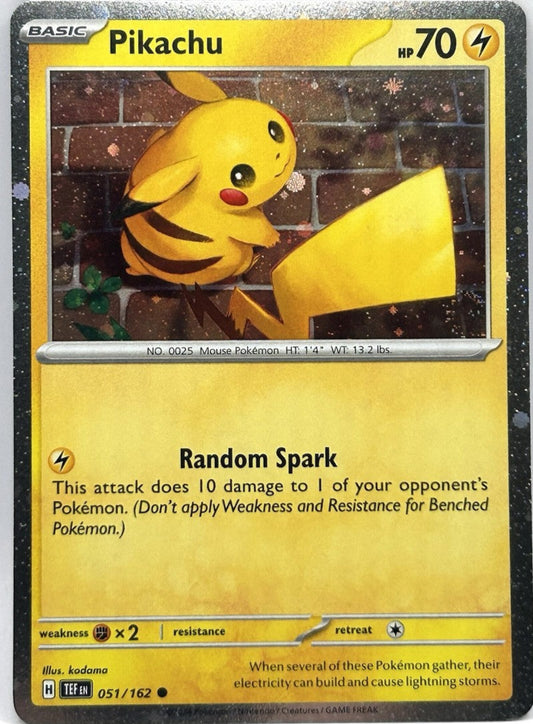 TEF - 051/162 - Pikachu - Cosmos Holo