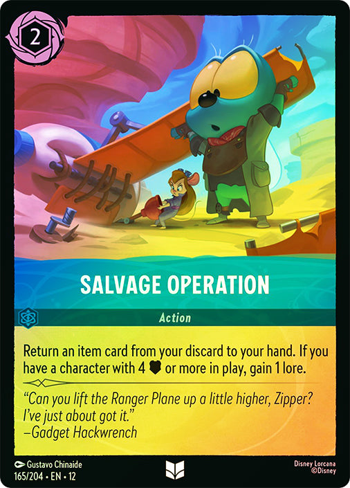 Wilds Unknown - 165/204 - Salvage Operation - Foil