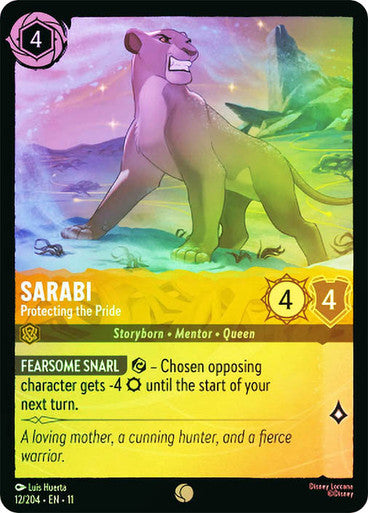 Winterspell - 012/204 - Sarabi - Protecting the Pride - Foil