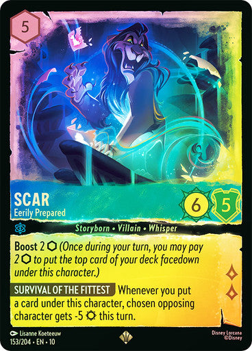 Whispers in the Well - 153/204 - Scar - Eerily Prepared - Foil