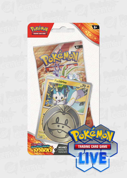 Live Code Card: Surging Sparks 1pk: Pachirisu
