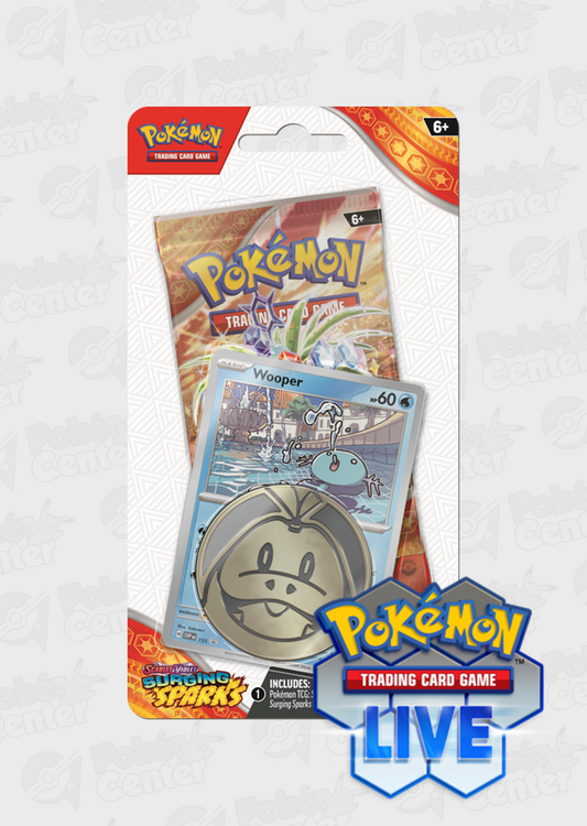 Live Code Card: Surging Sparks 1pk: Wooper