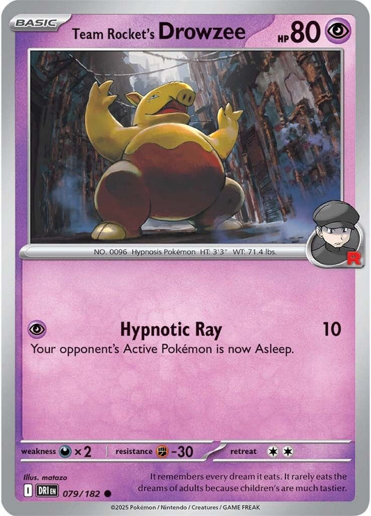 Destined Rivals - 079/182 - Team Rocket’s Drowzee