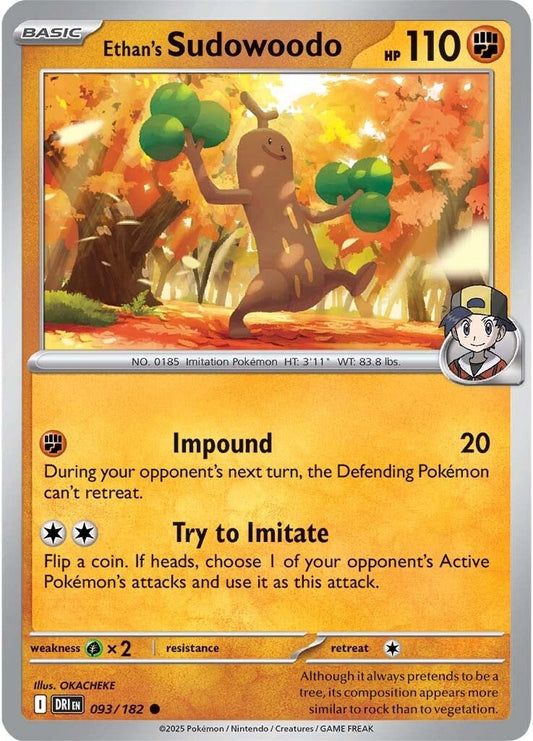 Destined Rivals - 093/182 - Ethan's Sudowoodo