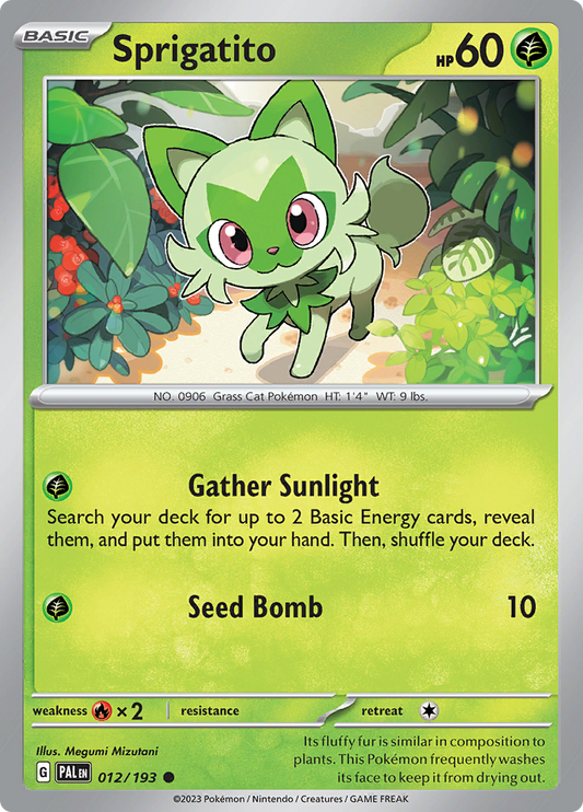 Paldea Evolved - 012/193 - Sprigatito