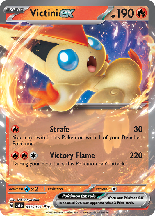 Obsidian Flames - 033/197 - Victini ex