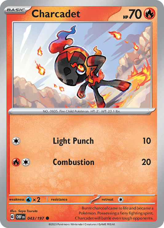 Obsidian Flames - 043/197 - Charcadet