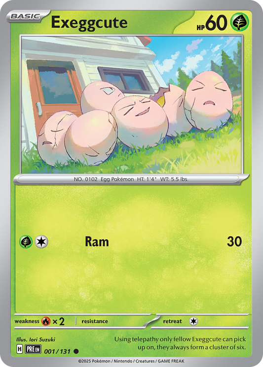 Prismatic Evolutions - 001/131 - Exeggcute