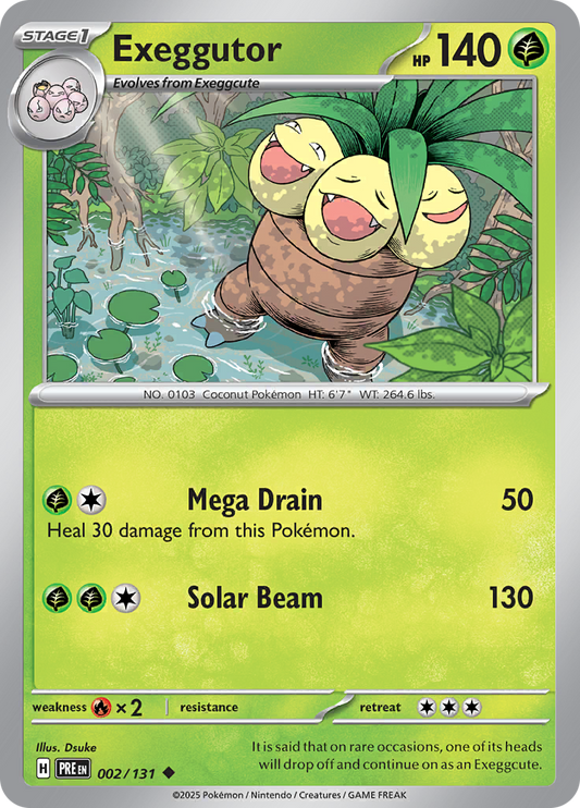 Prismatic Evolutions - 002/131 - Exeggutor