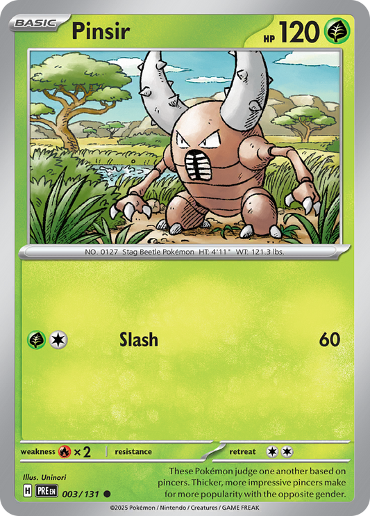 Prismatic Evolutions - 003/131 - Pinsir