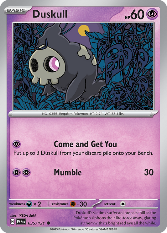 Prismatic Evolutions - 035/131 - Duskull
