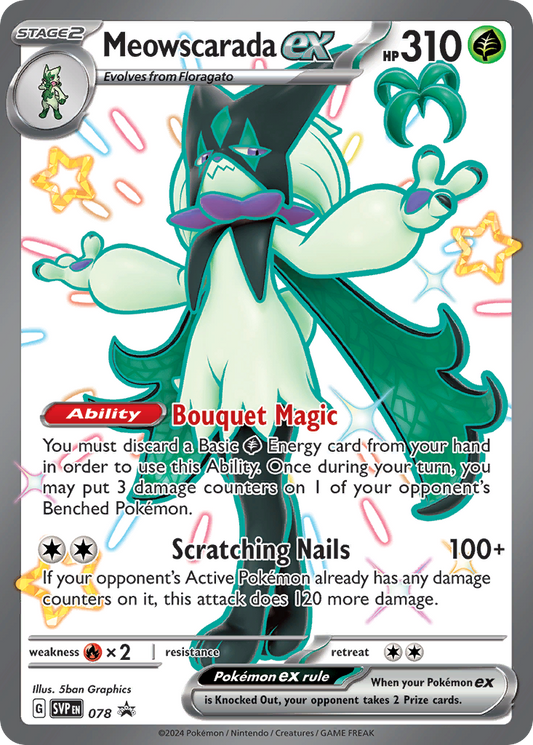 Black Star Promos - SVP078 - Meowscarada ex