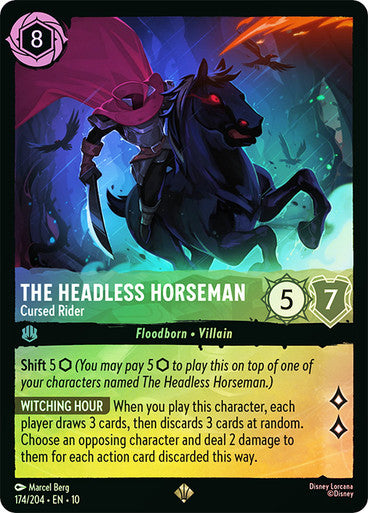 Whispers in the Well - 174/204 - The Headless Horseman - Cursed Rider - Foil