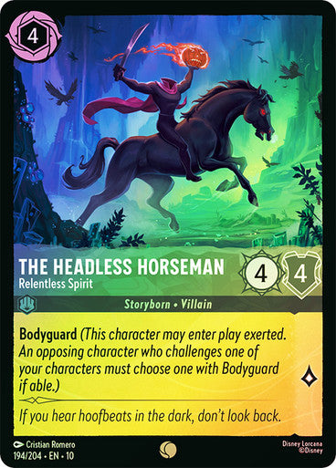 Whispers in the Well - 194/204 - The Headless Horseman - Relentless Spirit - Foil