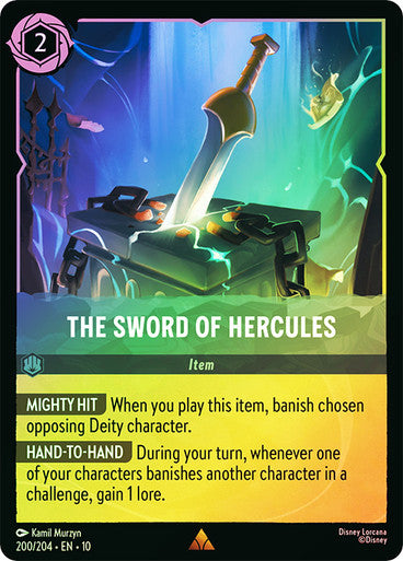 Whispers in the Well - 200/204 - The Sword of Hercules - Foil