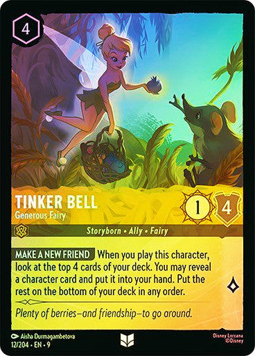 Fabled - 012/204 - Tinker Bell - Generous Fairy - Foil