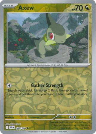 Black Bolt - 068/086 - Axew - Reverse Holo