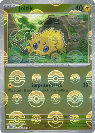 White Flare - 033/086 - Joltik - Poké Ball Reverse Holo
