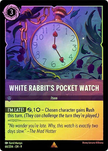 Fabled - 066/204 - White Rabbit's Pocket Watch - Foil