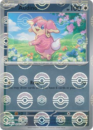 Black Bolt - 074/086 - Audino - Poké Ball Reverse Holo