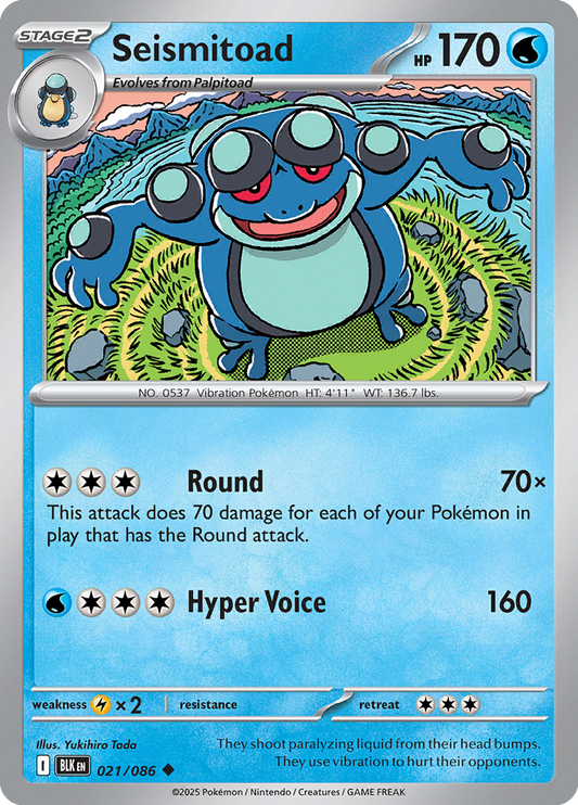 Black Bolt - 021/086 - Seismitoad