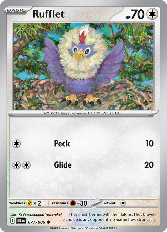 Black Bolt - 077/086 - Rufflet