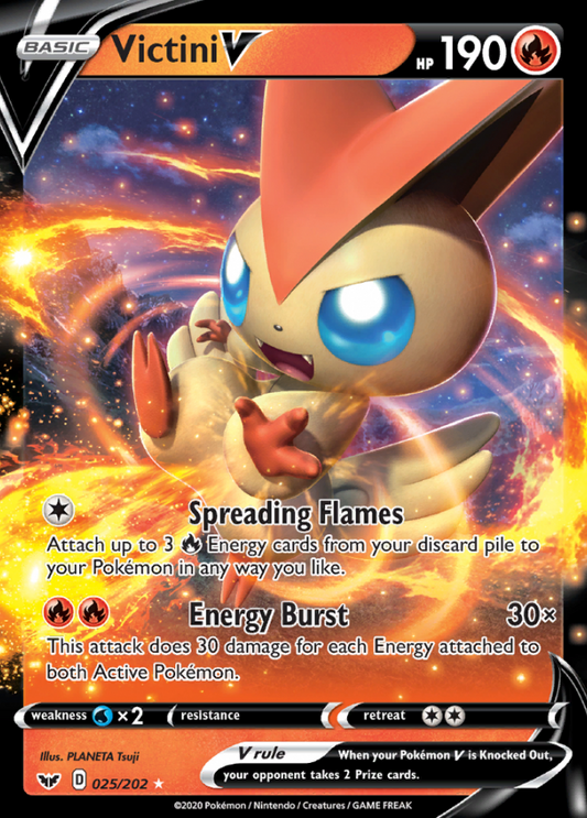 Sword & Shield - 025/202 - Victini V