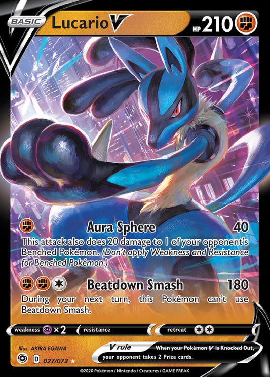 Champion's Path - 027/073 - Lucario V