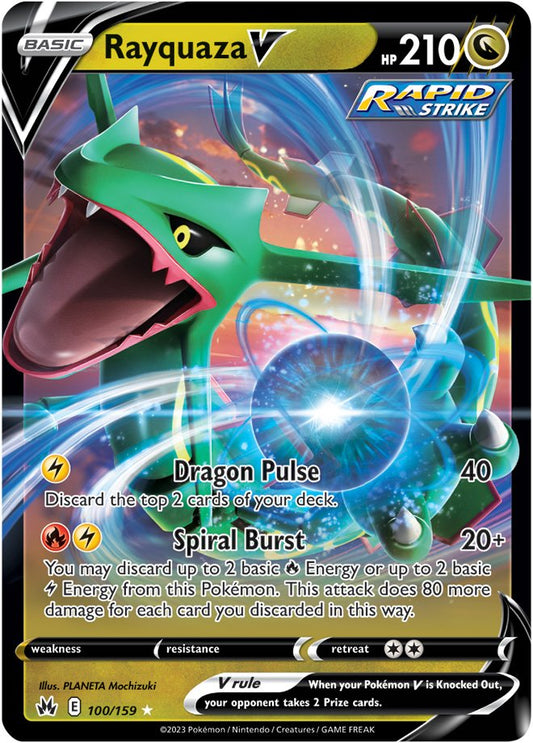 Crown Zenith - 100/159 - Rayquaza V