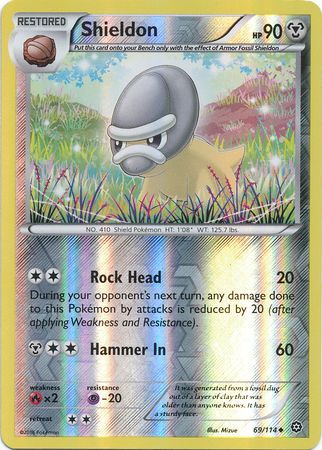 Steam Siege - 069/114 - Shieldon - Reverse Holo