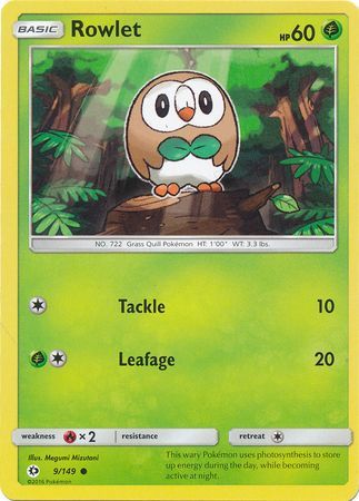 Sun & Moon - 009/149 - Rowlet