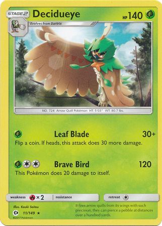 Sun & Moon - 011/149 - Decidueye