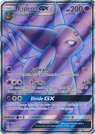 Sun & Moon - 140/149 - Espeon GX