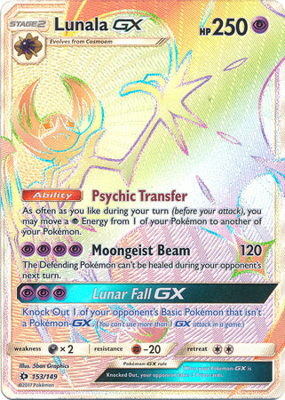 Sun & Moon - 153/149 - Lunala GX