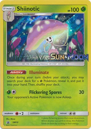 Black Star Promos - SM10 - Shiinotic - Pre-Release Holo