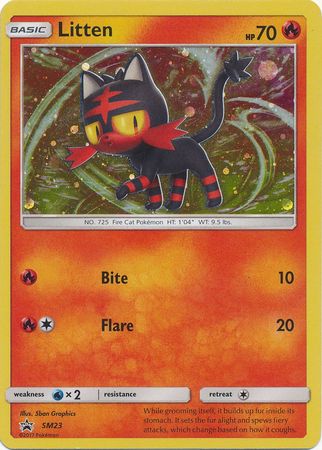 Black Star Promos - SM23 - Litten - Holo