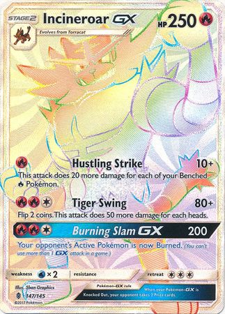 Guardians Rising - 147/145 - Incineroar GX